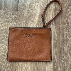 Darcy Marks Wristlet in Chestnut Brown